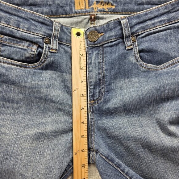 Kut From The Kloth Jeans Women's Size 6 Medium Wash Skinny Jeans Ankle Zipper - Picture 10 of 11